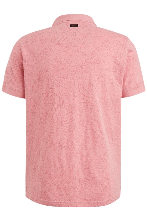 PME legend short sleeve polo slub jersey prin